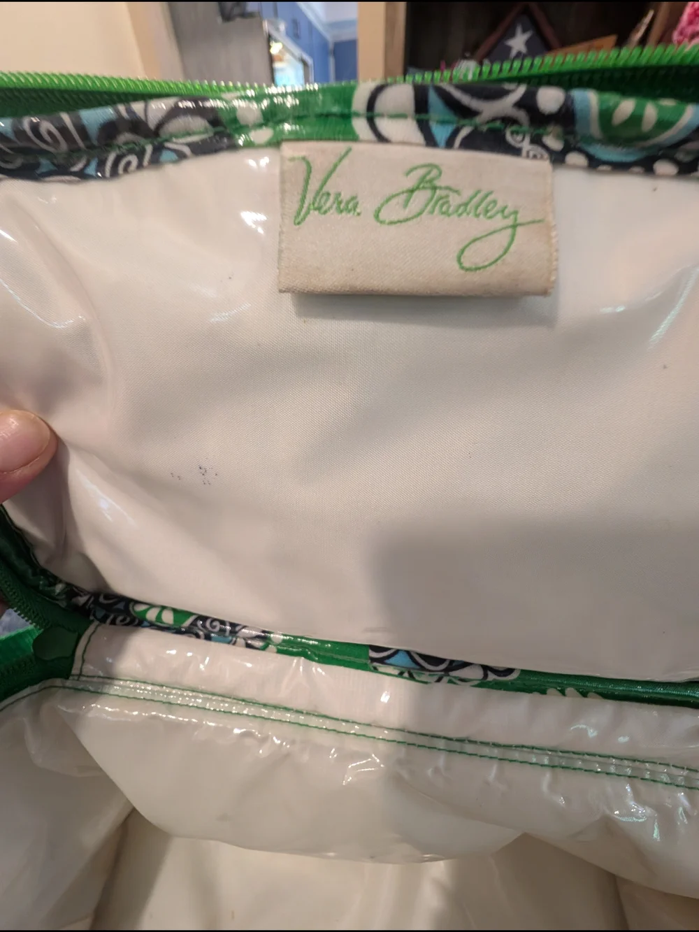 Vera Bradley Cupcake Green Mini Cooler (Retired Pattern)